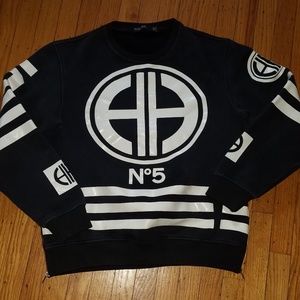 Hudson Outerwear Black Pullover Sweatshirt | M